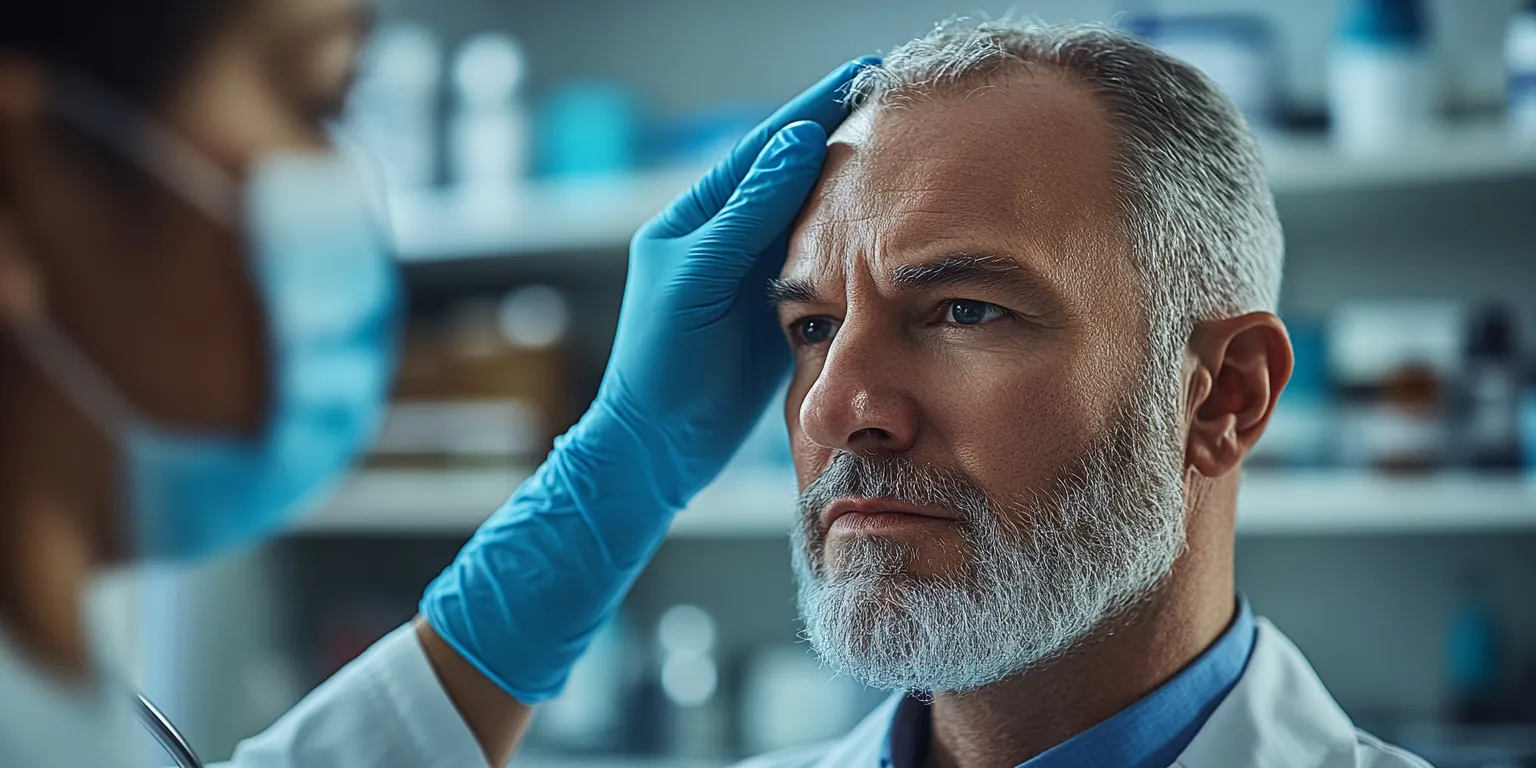 Łysienie plackowate na brodzie jak leczyć?