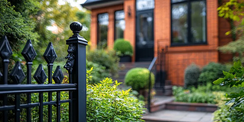 Schmuckzaun aus Polen