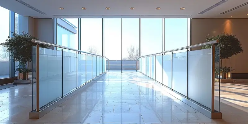 Jak myć szklane balustrady szklane?